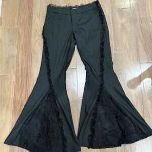 Black lace flare dress pants! Best for girls 5’6 and under!